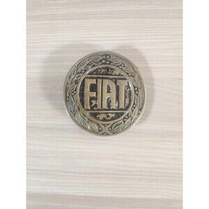 Fiat Belt‎ Buckle Marked Solid Brass Vintage Automobile Co. Vintage